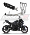Suzuki GSX-S 1000 / F 2015 - 2020 EXHAUST Collector Manifold Full System Muffler Auspuff Sportauspuff Silencer Echappement Silencieux Scarico Scarichi Escape Wydech Tłumik HP8 BLACK Dominator Exhaust System x