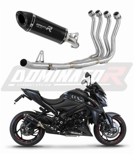 kompletny układ wydechowy z tłumikiem DOMINATOR Full System HP8 CZARNY pasujący do motocykla Suzuki GSX-S 1000 / F 2015 - 2020 6