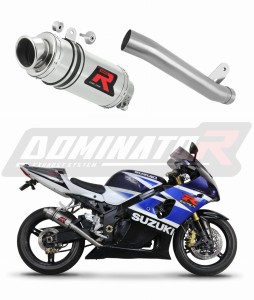Suzuki GSXR 1000 K1 - K4 2001 - 2004 Avgas Ljuddämpare Slip-on GP1 + dB killer
