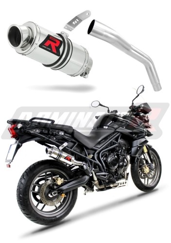 TIGER 800 XC XR XRX XCX XRT XCA EXHAUST Triumph Muffler Auspuff Sportauspuff Silencer Echappement Silencieux Scarico Scarichi Escape Wydech Tłumik GP 1 2011 - 2014 DOMINATOR x