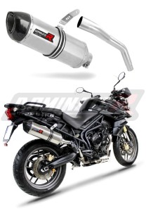 Triumph TIGER 800 XC XR 2011 - 2014 Avgas Ljuddämpare HP1 + dB killer