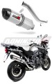 TIGER Explorer 1200 EXHAUST Triumph Muffler Auspuff Sportauspuff Silencer Echappement Silencieux Scarico Scarichi Escape Wydech Tłumik HP1 Carbon Tip 2012 - 2016 DOMINATOR x