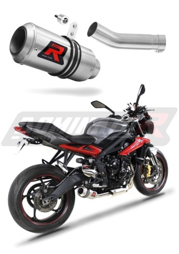 exhaust muffler DOMINATOR GP fits the motorcycle Triumph STREET TRIPLE 675 R / S / RS 2013   2016 5