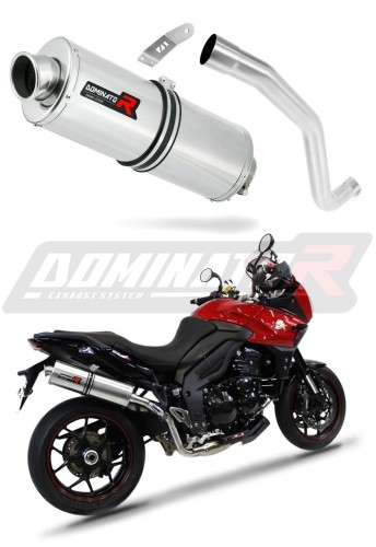 Tiger Sport 1050 EXHAUST Triumph Muffler Auspuff Sportauspuff Silencer Echappement Silencieux Scarico Scarichi Escape Wydech Tłumik OVAL 2013 - 2015 DOMINATOR x