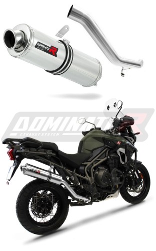 Tiger Explorer 1200 XR XRx XRT XC XCx XCA EXHAUST Triumph Muffler Auspuff Sportauspuff Silencer Echappement Silencieux Scarico Scarichi Escape Wydech Tłumik ROUND 2016 - 2017 DOMINATOR x