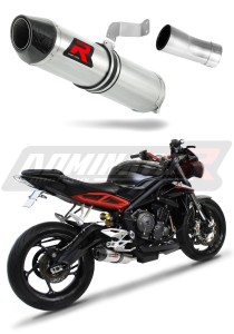 Triumph STREET TRIPLE 765 S R RS 2017 - 2022 Avgas Ljuddämpare HP2 + dB killer