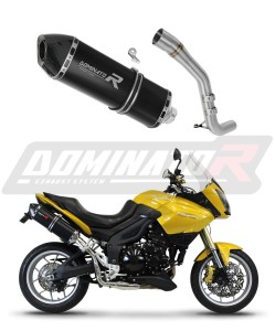 Triumph Tiger 1050 2006 - 2012 Avgas Ljuddämpare HP7 SVART + dB killer