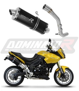 Triumph Tiger 1050 2006 - 2012 Avgas Ljuddämpare P7 SVART + dB killer