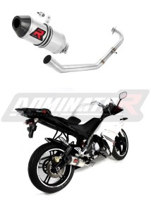 Yamaha YZF R125 2008 - 2013 Komplett avgassystem Ljuddämpare HP3 + dB killer