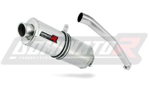 exhaust muffler DOMINATOR oval fits the motorcycle Yamaha YZF R6 1999   2002 3