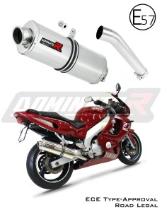YZF 600R Thundercat EU-godkänd Avgas Ljuddämpare OVAL 1996 - 2006