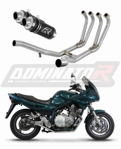 Yamaha XJ 900 Diversion 1994 - 2003 Komplett avgassystem LjuddämpareGP1 SVART + dB killer