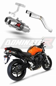 Yamaha FZ6 FAZER 600 S1 2004 - 2010 Avgas Ljuddämpare OV + dB killer