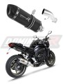 exhaust muffler DOMINATOR HP1 BLACK fits the motorcycle Yamaha FZ1 FAZER 1000 2006   2015 3