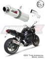 FZ1 FAZER 1000 Homologated ECE Type approval - Street legal EXHAUST Yamaha Muffler Auspuff Sportauspuff Silencer Echappement Silencieux Scarico Scarichi Escape Wydech Tłumik ROUND 2006 - 2015 DOMINATOR x