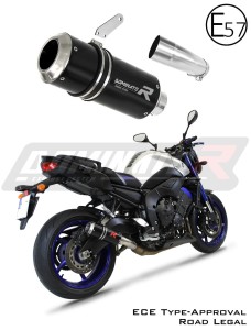 FZ 8 N / FZ8 S FAZER EU-godkänd Avgas Ljuddämpare GP SVART 2010 - 2016