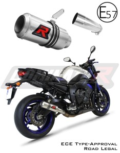 FZ 8 N / FZ8 S FAZER EU-godkänd Avgas Ljuddämpare GP 2010 - 2016