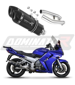 Yamaha FJR 1300 2001 - 2005 Avgas Ljuddämpare HP1 SVART + dB killer