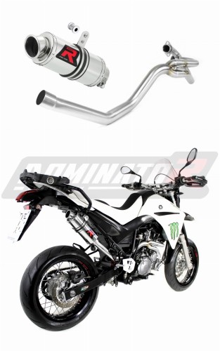 XT 660 R EXHAUST Yamaha Muffler Auspuff Sportauspuff Silencer Echappement Silencieux Scarico Scarichi Escape Wydech Tłumik + manifold collector  GP 1 2004 - 2014 DOMINATOR  x