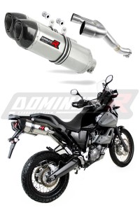 Yamaha XT 660 Z TENERE 2008 - 2016 DUAL Avgas Ljuddämpare HP1 + dB killer