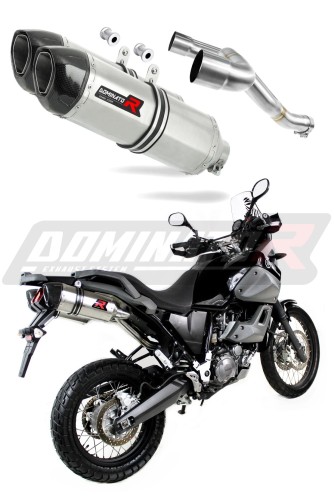 XT 660 Z TENERE EXHAUST Yamaha Muffler Auspuff Sportauspuff Silencer Echappement Silencieux Scarico Scarichi Escape Wydech Tłumik Carbon Tip HP1 2008 - 2016 DOMINATOR x