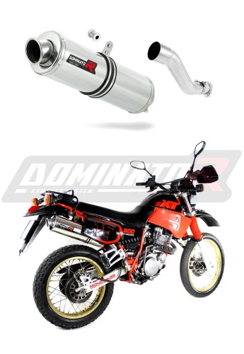 XT 600 2KF 2NF EXHAUST Yamaha Muffler Auspuff Sportauspuff Silencer Echappement Silencieux Scarico Scarichi Escape Wydech Tłumik ROUND 1987 - 1989 DOMINATOR  x