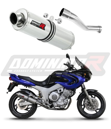 exhaust muffler DOMINATOR ROUND fits to Yamaha TDM 850 Right Side 1996  2001 6