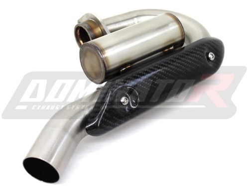 YZF YZ 250 F Exhaust Header Head pipe Linkpipe Downpipe Kolano with PowerBomb 2006 - 2009 DOMINATOR  x