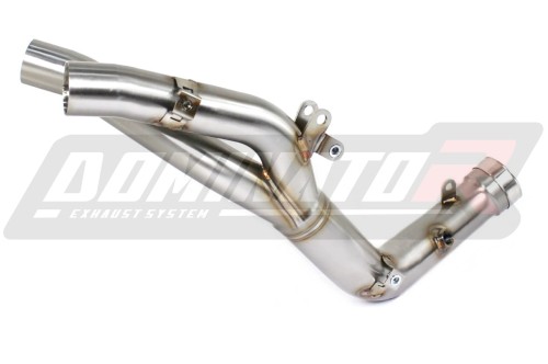 decat mid muffler DOMINATOR Mid Pipe fits the motorcycle YZF R1 1000 RN19 2007   2008 3