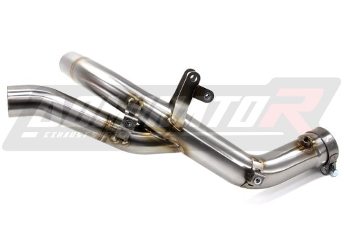 decat mid muffler DOMINATOR Mid Pipe fits the motorcycle YZF R1 1000 RN22 2009   2014 2