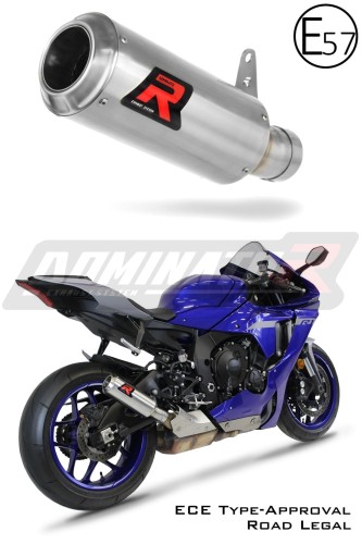YZF R1 R1M 1000 RN32 Homologated EXHAUST Yamaha Muffler Auspuff Sportauspuff Silencer Echappement Silencieux Scarico Scarichi Escape Wydech Tłumik GP 2015 - 2016 ECE Type approval DOMINATOR x