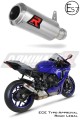 exhaust muffler DOMINATOR homologated road legal GP fits the motorcycle YZF R1 1000 RN49 2017   2019 8