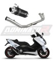 Yamaha XP 530 T-MAX 2012 -2016 Full Exhaust System  Muffler Auspuff Sportauspuff Silencer Echappement Silencieux Scarico Scarichi Escape Collector Manifold Wydech Tłumik GP1 BLACK  DOMINATOR x