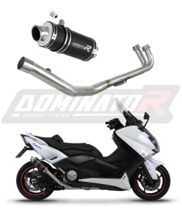 Yamaha XP 530 T-MAX 2012 - 2016 Komplett avgassystem Ljuddämpare GP1 SVART + dB killer