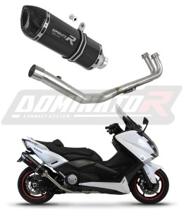 Yamaha XP 530 T-MAX 2012 - 2016 Komplett avgassystem Ljuddämpare HP1 SVART + dB killer