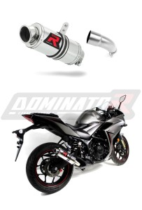 Yamaha YZF R3 2015 - 2018 Avgas Ljuddämpare GP1 + dB killer
