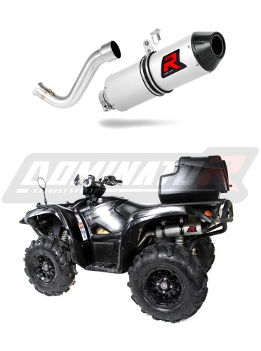 GRIZZLY 700 EPS EXHAUST Yamaha Muffler Auspuff Sportauspuff Silencer Echappement Silencieux Scarico Scarichi Escape Wydech Tłumik Carbon Tip MX 2016 -  DOMINATOR  x
