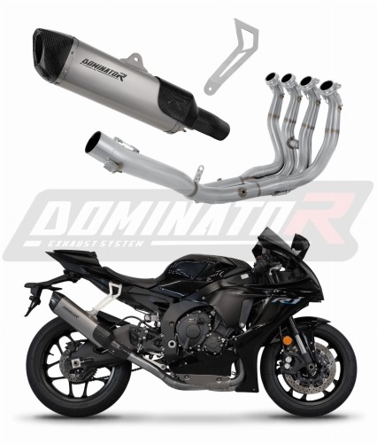 YZF R1 1000 RN32 2015 - 2016 EXHAUST Collector Manifold Full System Muffler Auspuff Sportauspuff Silencer Echappement Silencieux Scarico Scarichi Escape Wydech Tłumik HP6  Titanium Dominator Exhaust System x