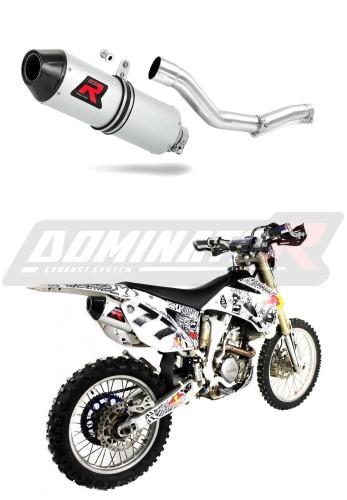 WR 250F EXHAUST Yamaha Muffler Auspuff Sportauspuff Silencer Echappement Silencieux Scarico Scarichi Escape Wydech Tłumik Carbon Tip MX 2007 - 2013 DOMINATOR x