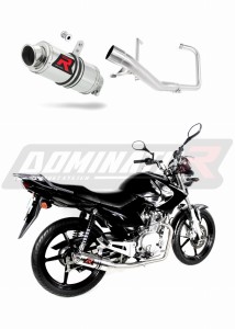 Yamaha YBR 125 2009 - 2018 Komplett avgassystem Ljuddämpare GP1 + dB killer