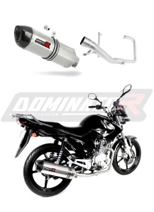 Yamaha YBR 125 2009 - 2018 Komplett avgassystem Ljuddämpare HP1 + dB killer