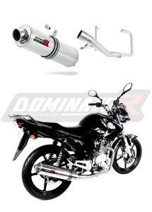 Yamaha YBR 125 2009 - 2018 Komplett avgassystem Ljuddämpare ST + dB killer