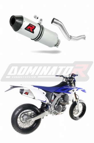 WR 450 F EXHAUST Yamaha Muffler Auspuff Sportauspuff Silencer Echappement Silencieux Scarico Scarichi Escape Wydech Tłumik Carbon Tip MX 2012 - 2015 DOMINATOR  x