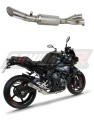 MT-10 MT-10 SP Tourer Edition FZ-10 RN45 Exhaust Cat Eliminator Catalyst Catalytic Converter Linkpipe Decat Downpipe 2016 - 2020 DOMINATOR x