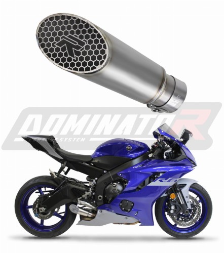 exhaust muffler DOMINATOR titanium GP3 fits the motorcycle YZF R6 2017   2023 6