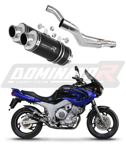 Yamaha TDM 850 1991 - 1995 EXHAUST Muffler Auspuff Sportauspuff Silencer Echappement Silencieux Scarico Scarichi Escape Wydech Tłumik GP1 BLACK Dominator Exhaust System x