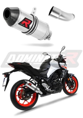 MT-03 EXHAUST Yamaha Muffler Auspuff Sportauspuff Silencer Echappement Silencieux Scarico Scarichi Escape Wydech Tłumik HP3 2017 - 2020 DOMINATOR x
