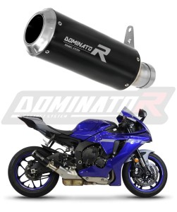 Yamaha YZF R1 1000 RN65 2020 - 2024 Avgas Ljuddämpare GP SVART + dB killer