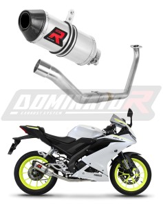 Yamaha YZF R125 2019 - 2020 Komplett avgassystem Ljuddämpare HP3 + dB killer