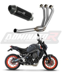 Yamaha MT 09 2021 - 2023 Low Level Komplett avgassystem Ljuddämpare HP3 SVART + dB killer